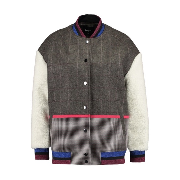 Desigual Foxy Varsity Jacket 🆕 - Picture 5 of 7